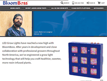 Tablet Screenshot of bloomboss.com